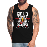 4th Of July Bald And Beautiful Eagle Men’s Premium Tank - black